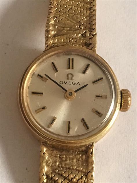 vintage omega watches ladies gold|ladies omega gold watch 1970s.